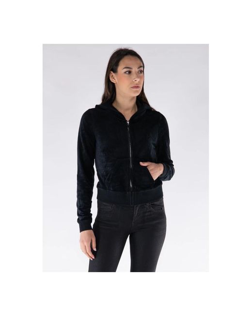 Sweatshirts & hoodies > zip-throughs Juicy Couture en coloris Black