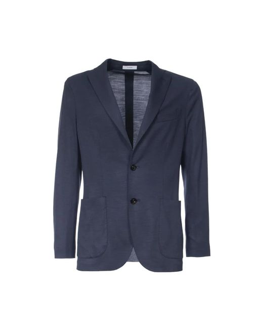 Boglioli Blue Blazers for men