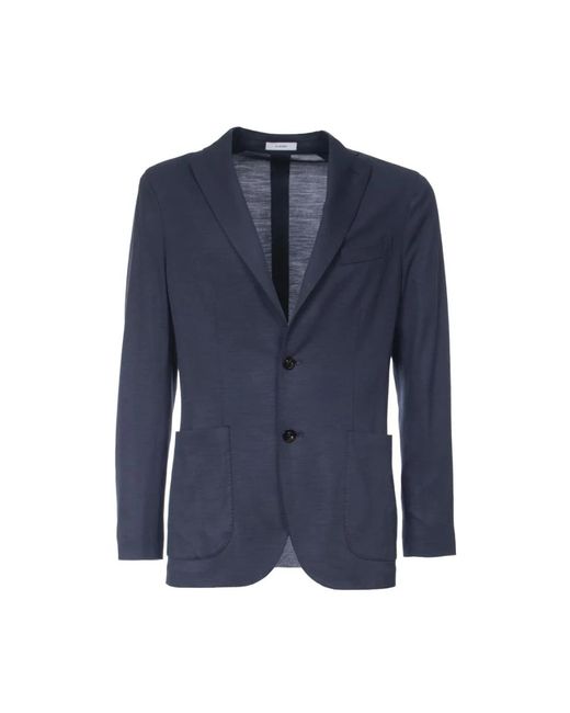 Boglioli Jassen ,Blauw ,Wol Wollen Blazer in het Blue voor heren