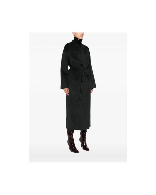 Anine Bing Black Single-Breasted Coats