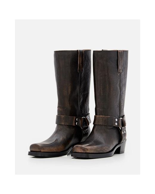 Paris Texas Black Cowboy Boots