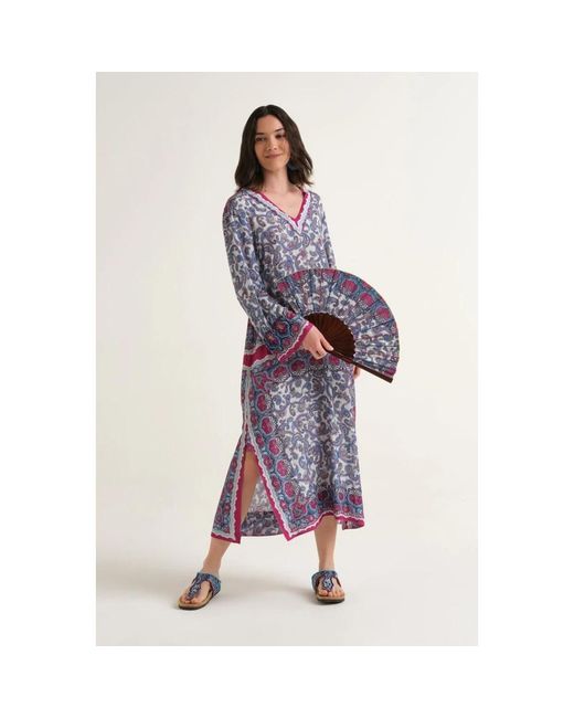 Midi Dresses Maliparmi de color Purple