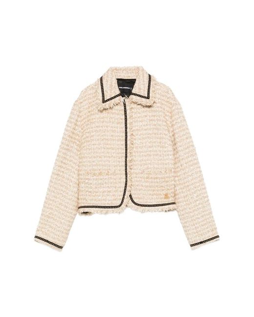 Karl Lagerfeld Natural Tweed Jackets