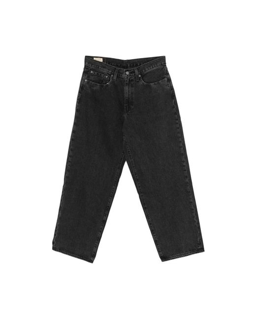 Levi's Black Straight Fit Jeans for men