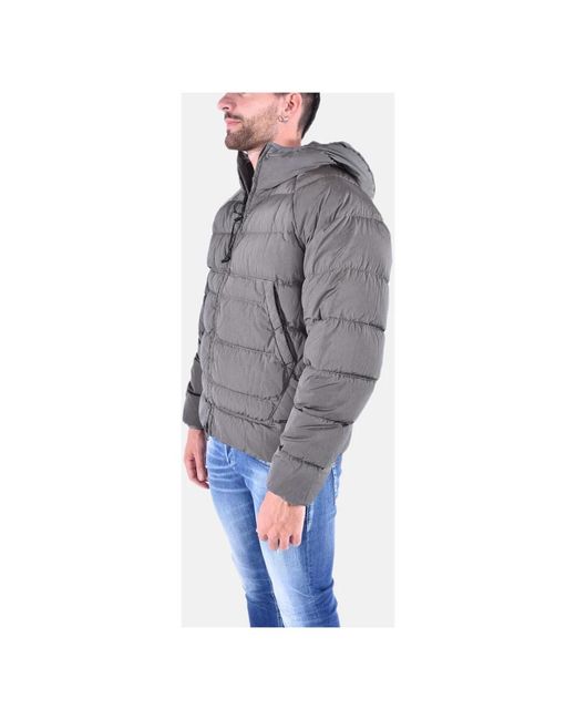 C P Company Gray Winter Jackets for men