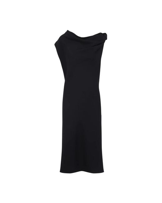 Carven Black Midi Dresses