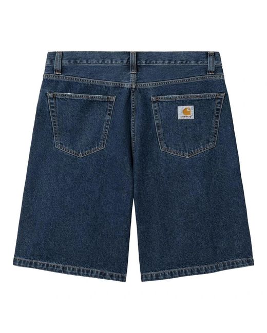 Carhartt Blue Denim Shorts for men