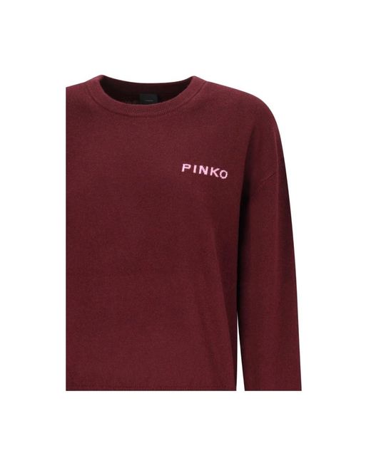 Pinko Purple Bordeaux Pullover Aw25