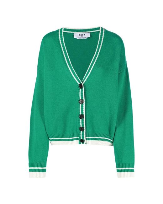 Cardigans MSGM en coloris Green