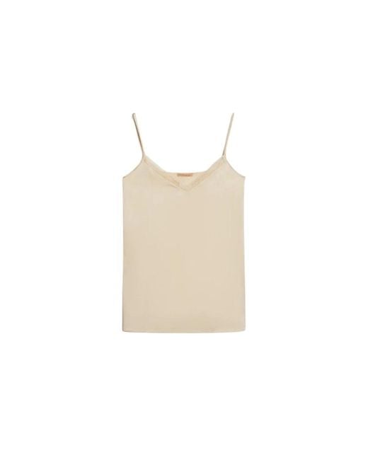 Pennyblack Natural Sleeveless Tops