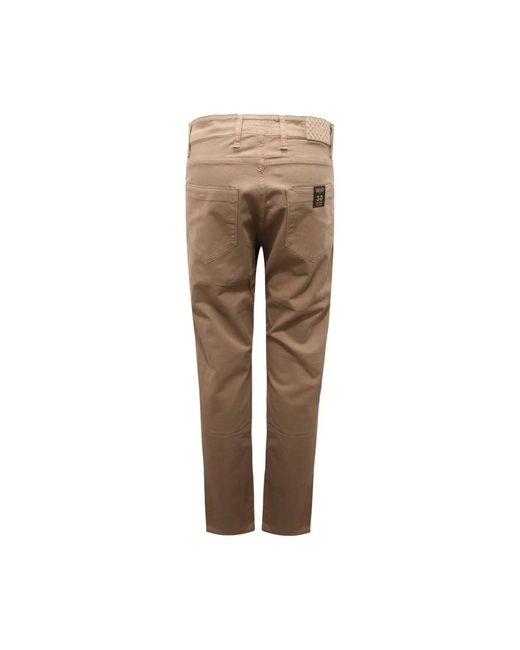 Liu Jo Brown Slim-Fit Trousers for men
