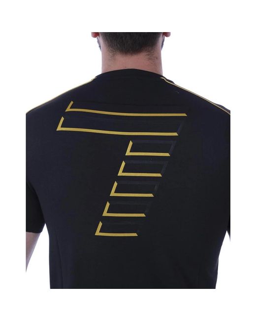 EA7 Sweatshirt t-shirt kombination in Black für Herren