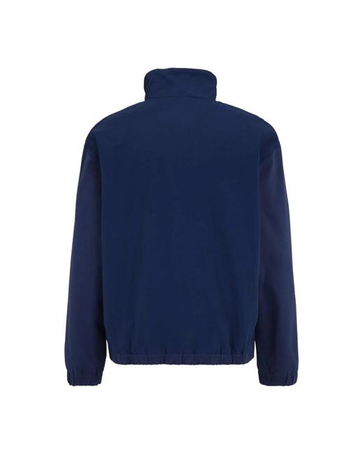 Fila Zip turtleneck baumwoll-sweatshirt für männer in Blue für Herren