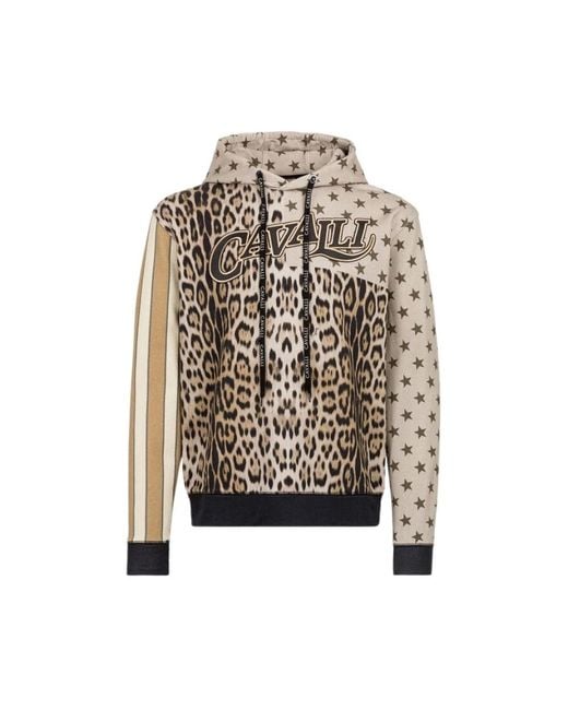 Roberto Cavalli Multicolor Hoodies for men