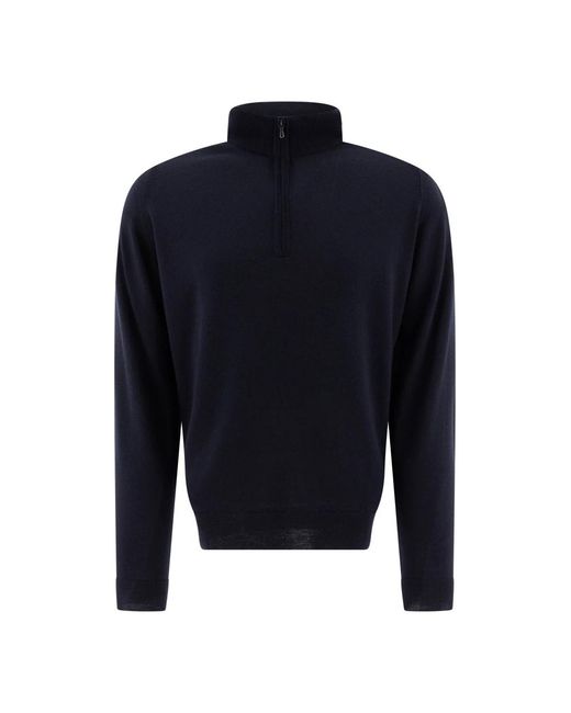 John Smedley Turtlenecks in het Blue voor heren