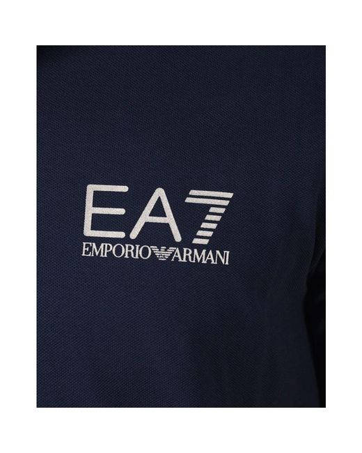 EA7 Klassisches polo shirt in Blue für Herren