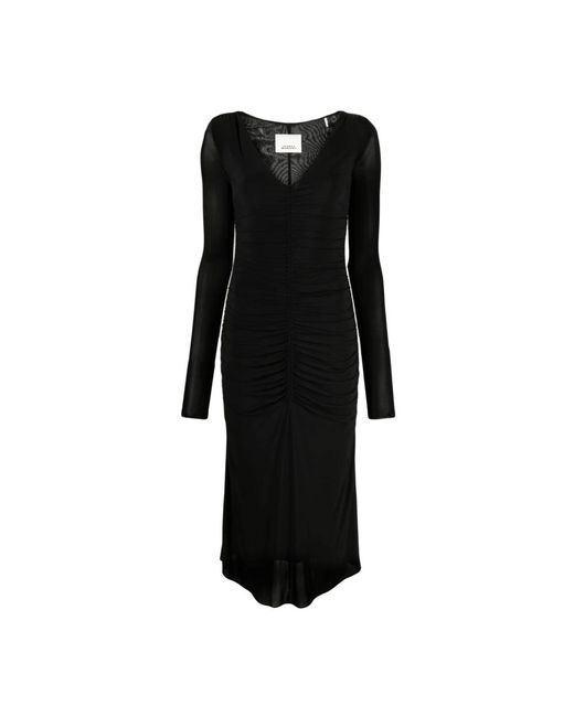 Isabel Marant Maxi Kleedjes in het Black