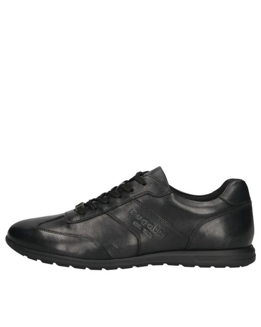 Bugatti Leren Sneaker in het Black voor heren