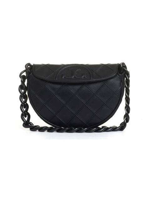Tory Burch Black Schwarze kettenschultertasche