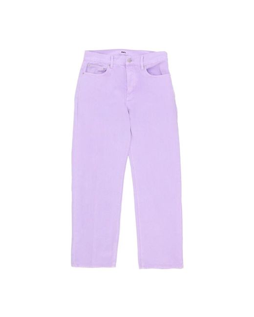 Obey Purple Straight Fit Jeans for men