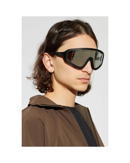 EA7 Perforated Shield Sonnenbrille in Black für Herren