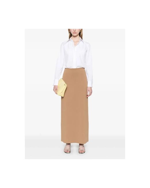 Maxi Skirts Max Mara de color Natural
