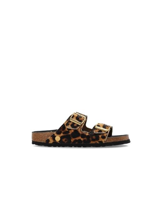 Birkenstock Brown Sliders