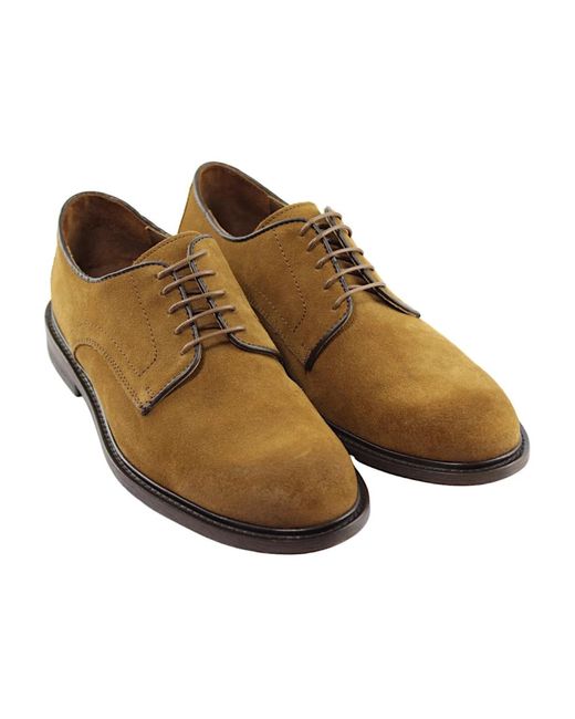 Marco Ferretti Braune wildleder derby schuhe in Brown für Herren