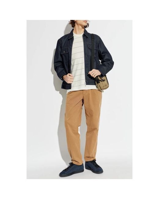 Rag & Bone Jassen ,Blauw ,Denim Beau Denim Trucker Jacket in het Blue voor heren