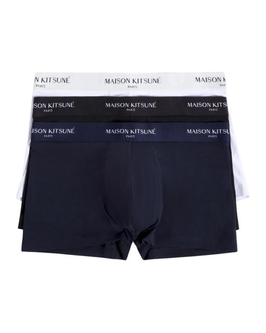 Maison Kitsuné Blue Underpants for men