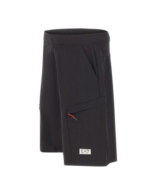EA7 Cargo Dynamic Athlete Bermuda Shorts in het Gray voor heren