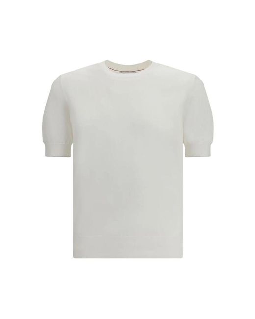 Brunello Cucinelli Gray T-Shirts for men