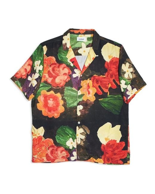 Soulland Orson Shirt in het Green voor heren