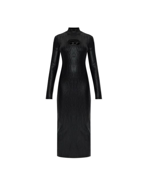 DIESEL Black Knitted Dresses