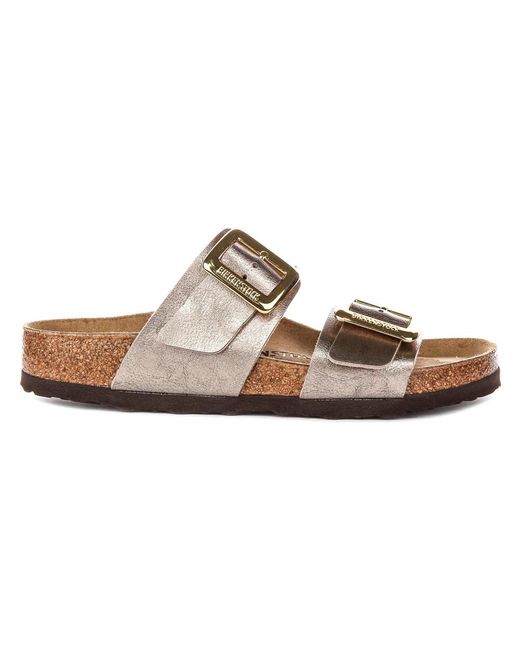 Birkenstock Brown Sliders