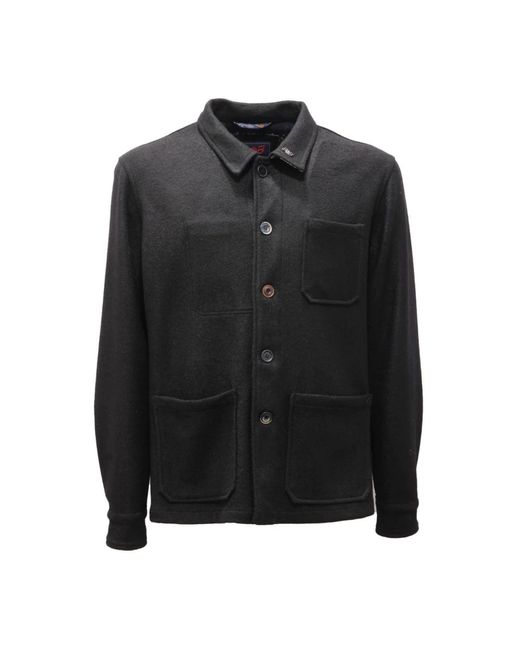 Light Jackets di Bob in Black da Uomo