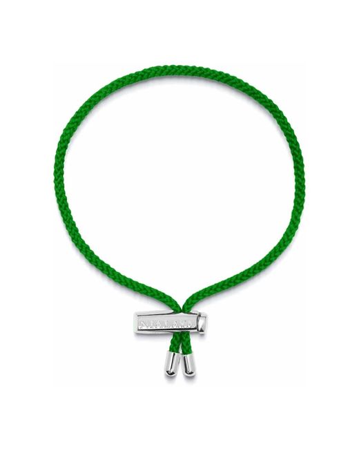 Nialaya #39;S String Bracelet With Adjustable Lock in het Green voor heren