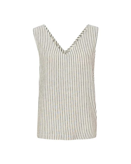 Tunics Kaffe de color White