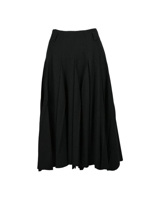 Prada Black Midi Skirts