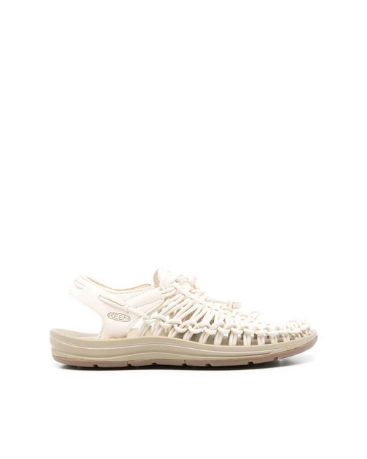 Keen White Flat Sandals