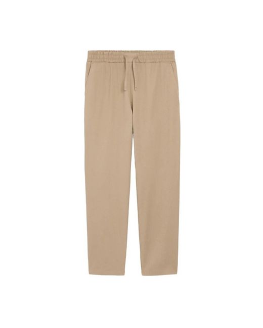 Straight Trousers AMI de hombre de color Natural
