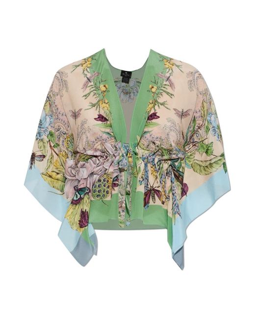 Etro Green Blouses