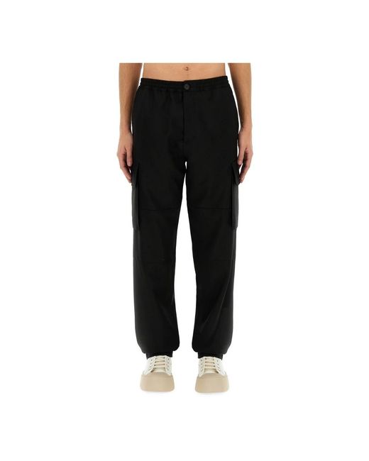 Marni Wool Pants in het Black voor heren