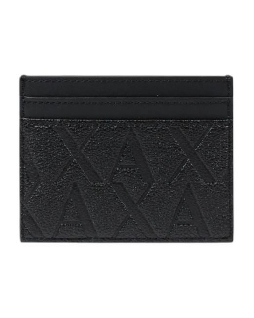 ARMANI EXCHANGE Black Wallets & Cardholders for men