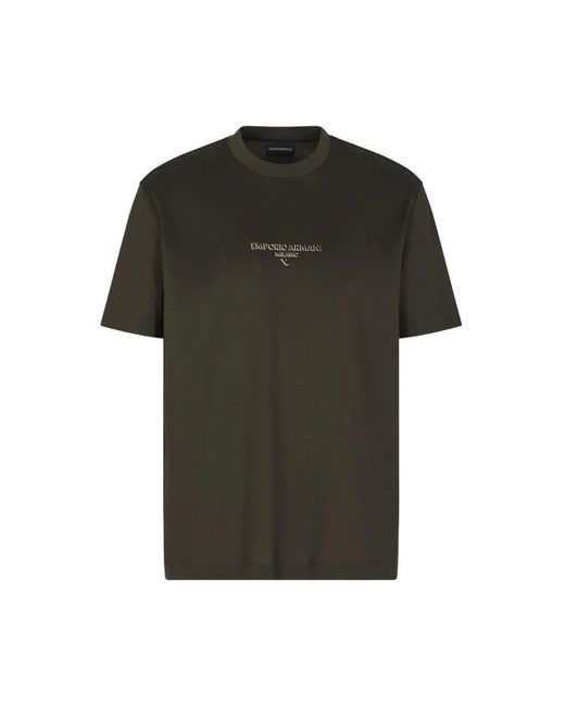 Emporio Armani Green T-Shirts for men