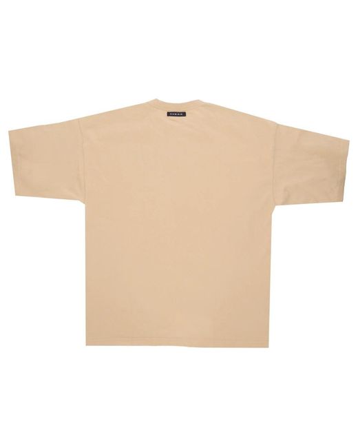 Nike Fitness ,Katoen Oversize Air Sesame T-Shirt in het Natural voor heren