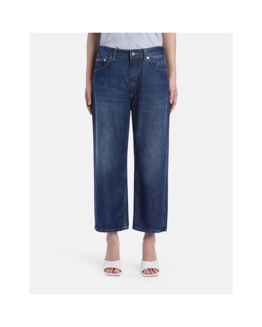 Dondup Blue Straight Fit Jeans