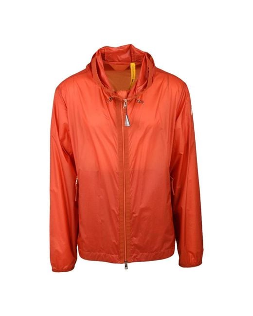Moncler Orange Light Jackets for men