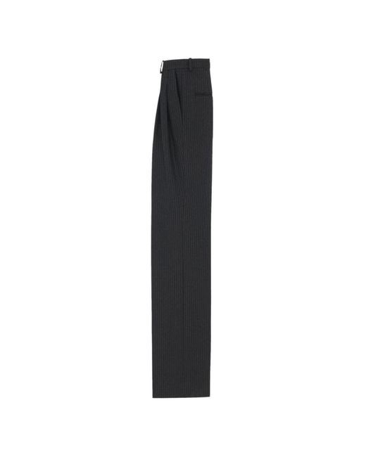 Saint Laurent Black Straight Trousers