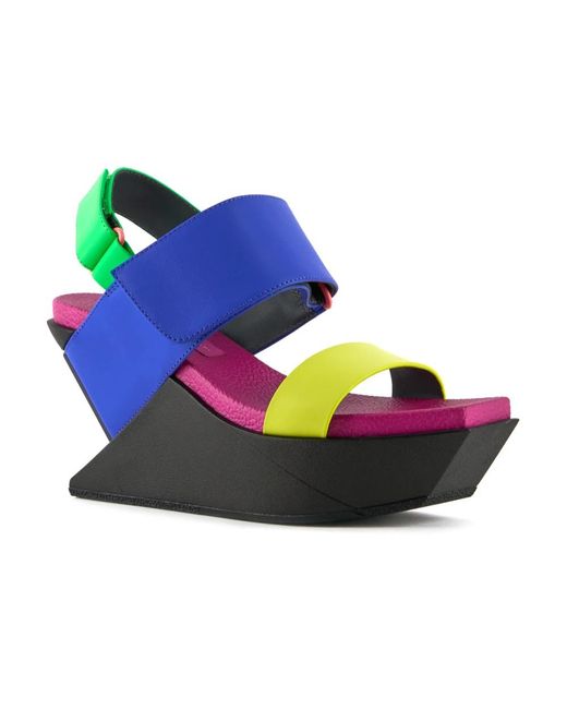 United Nude Green Wedges